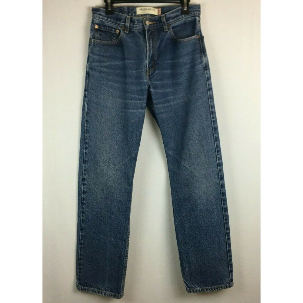 LEVIS 505 Regular Fit Mens Jeans Size 30X32